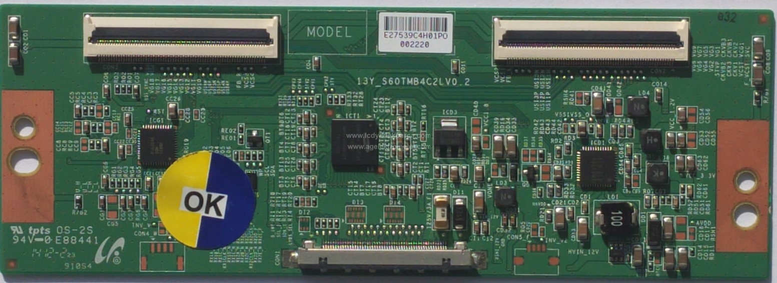 13Y_S60TMB4C2LV0.2 , SAMSUNG , 32L3200 , VES400UNVS 2D N02 , Logic Board , T-Con Board