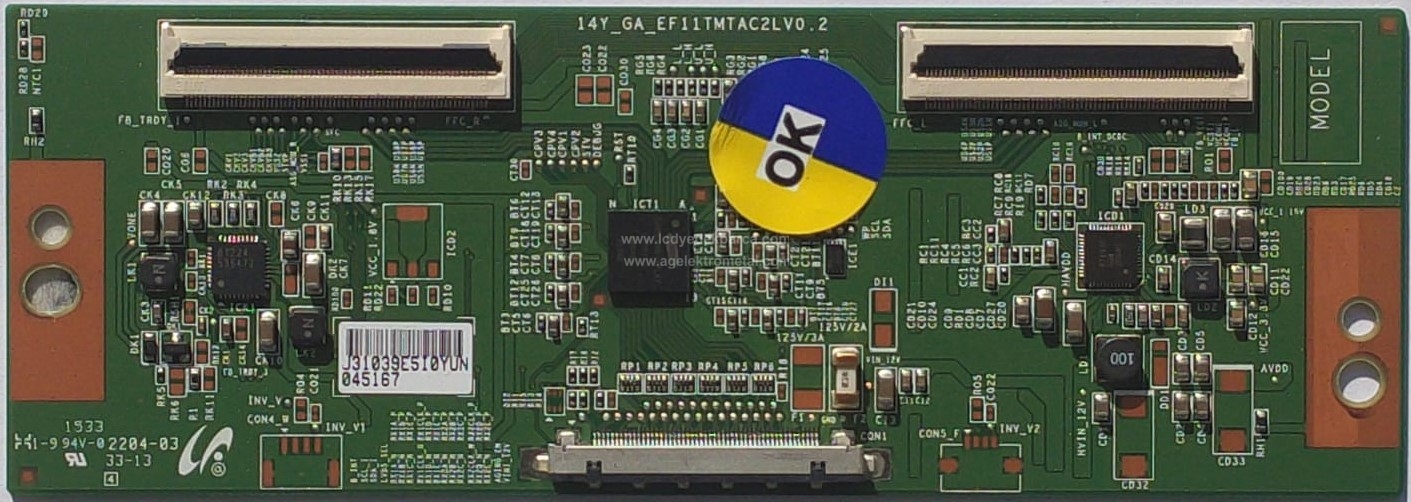 14Y_GA_EF11TMTAC2LV0.2 , SAMSUNG , 14Y_32VNB5SR2LV0.0 , Logic Board , T-Con Board