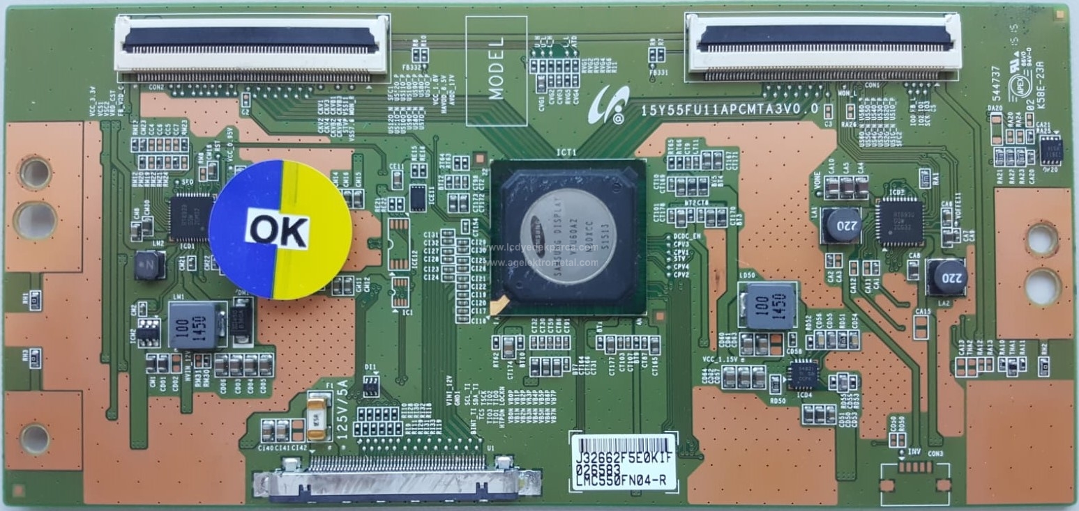 15Y55FU11APCMTA3V0.0 , 55PUS6031 , VES550QNDS-2D , Logic Board , T-con -Board