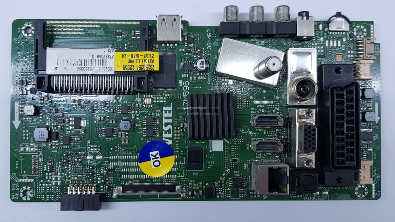 17MB96 , 23250228 , 10095737 , 10099941 , VESTEL , VES400UNVS-3D-N01 , 40FA8100 , 40TE8000 , Main Board , Ana Kart