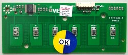 VESTEL - 17TK147-1 , VESTEL , KEY SWITCH BOARD PCB KEYPAD , TUŞ TAKIMI