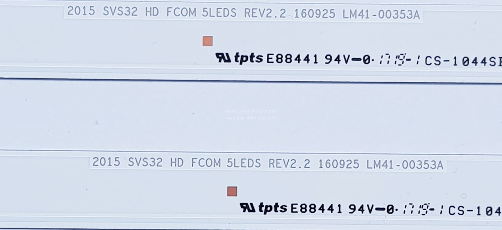 2015 SVS32 HD FCOM 5LEDS REV2.2 , 160925 ,LM41-00353A , UE32K4000 ,32J4003 , JJ032AGH-R1 , 2 ADET LED ÇUBUK