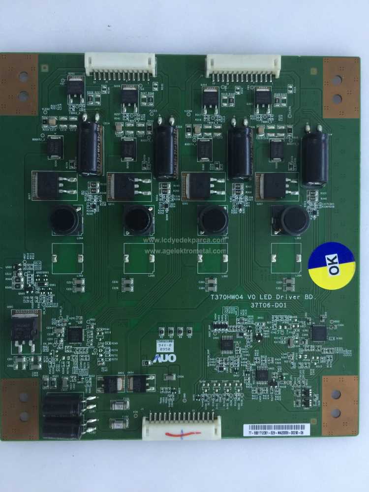 37t06-d01 , T370hw04 V0 , Auo , Led Driver Board , Led Sürücü Kartı