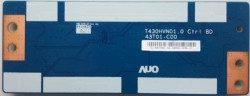 43T01-C00 , T430HVN01.0 , AUO , Logic Board , T-Con Board - 2