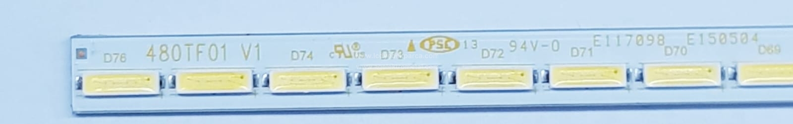 480TF01 V1 , BX48003000-4B1J3-0-G-436-0204 , ARÇELİK , BMS SS 50HZ 3D , 057K48-A05 , 057K48-A32 , 1 ADET LED ÇUBUK