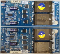 LG - 6632L-0486B MASTER , 6632L-0487B SLAVE , PPW-CC47VT-S (B) REV1.0 , LC470WUN SA B1 , Inverter Board