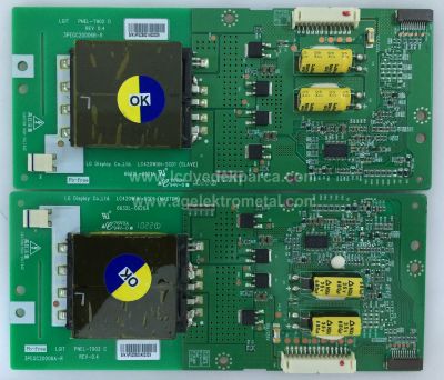 6632L-0620A MASTER , 6632L-0621A SLAVE , LC420WUN-SCD1 , LC420WUB SC A1 , Inverter Board