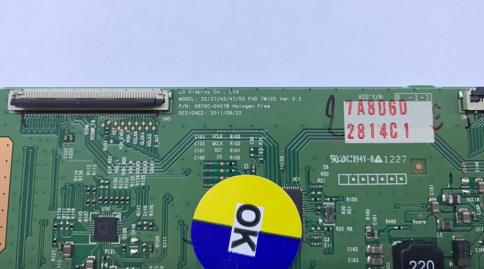 6870C-0401B , 32/37/42/47/55 FHD , LC320EUN-SE-M1 , LC370EUN SE M2 , 37LS5600 , LC Logic Board , T-con Board