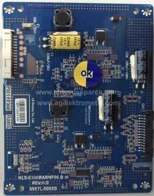 6917L-0065D , KLS-E320RABHF06 D REV0.0 , LG , LC320EUN , Led Driver Board , Led Sürücü Kartı