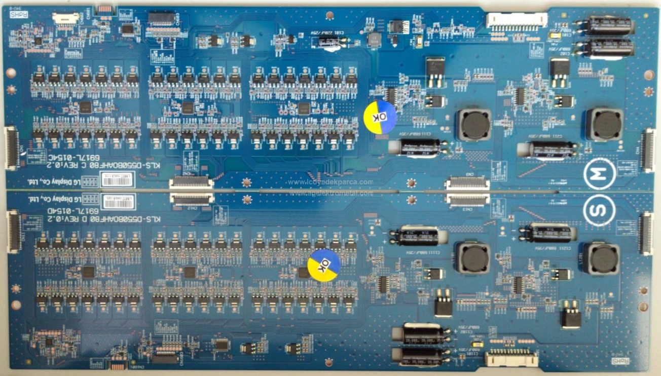 6917L-0154C , KLS-D550BOAHF80 C , REV:0.2 , 6917L-0154D , KLS-D550BOAHF80 D , REV:0.2 , LD550DUN TG A1 , Led Driver Board , Led Sürücü Kartı