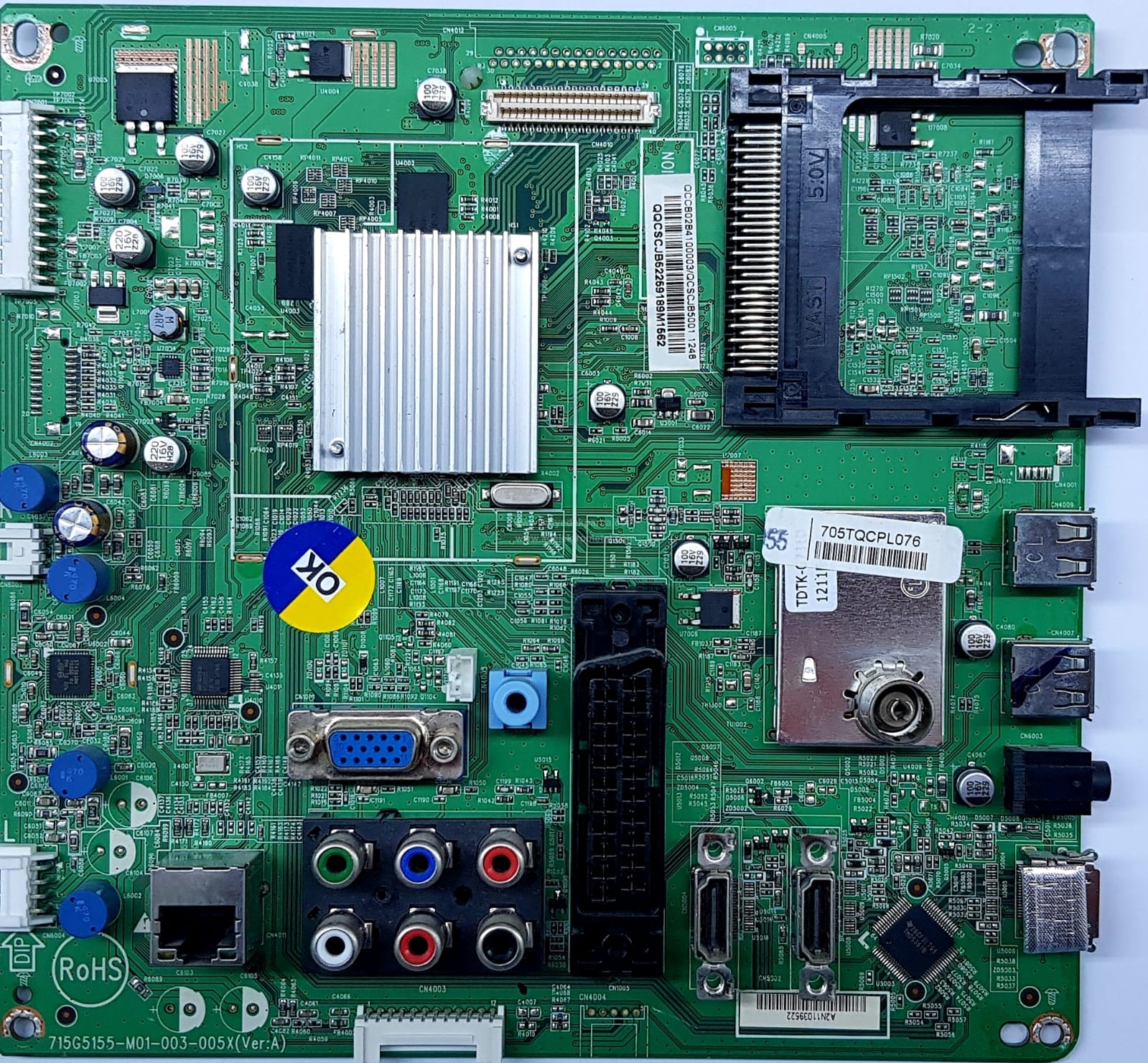 715G5155-M01-003-005X , (VER:A) , PHILIPS , TPT315B5-J2LE2 , 32PFL3807 , Main Board , Ana Kart