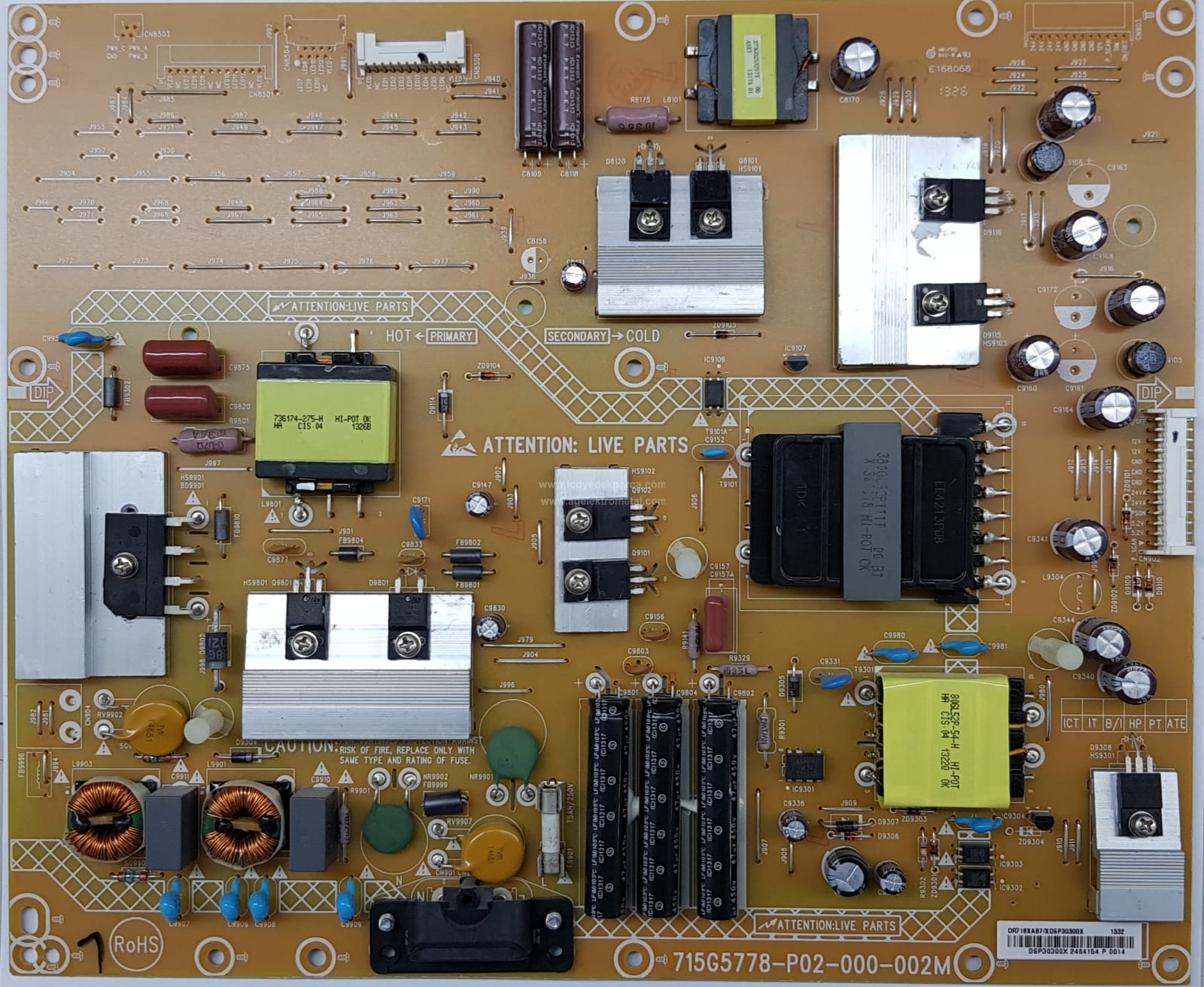 715G5778-P02-000-002M , PHILIPS , 46PFL4418 , 46PFL4908 , Power Board , Beslem Kartı , PSU