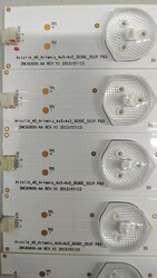 ARÇELİK , A40-LB-5433 , B40-LB-5433 , G40-LB-5433 , A40-LB-6436 , B40-LB-6436 , AL40-LB-M520 , 057D40-B50 , ARÇELİK_40_ARTEMİS_4X5+4X5_3030C_5S1P , ZMC60600-AA , 8 ADET LED ÇUBUK - 2