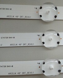 ARÇELİK , 49 DRT_REV0.1 , ARÇELİK , A49L8752 , 057T49-C13 , 49VLX7730 , 057T49-C15 , 8 ADET LED ÇUBUK - 2