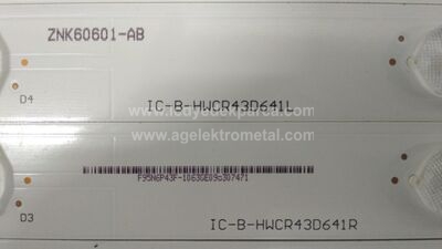 ARÇELİK , BEKO , B43L-6652-5B , IC-B-HWCR43D641R , 43VLE6565 , ZLS60601-AB , IC-B-HWCR43D641L , ZNK60601-AB , 10 ADET LED ÇUBUK