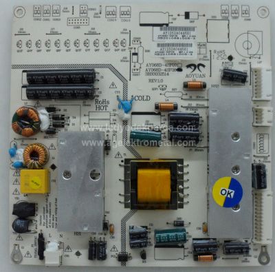 AY068D-4SF08 , 3BS0032514 , YUMATU , LC370EUE SE M2 , LED , Power Board , Besleme Kartı , PSU