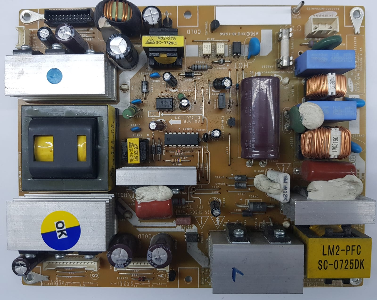 BN44-00156A , PSLF201502B , SAMSUNG , 32S68B , CLAA320WB02 , Power Board , Besleme Kartı , PSU