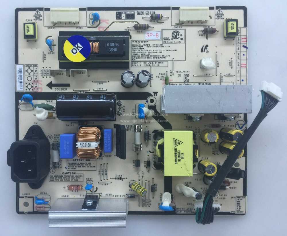 Bn44-00226 , E , Ip-58155a , Samsung , Ls23emnkuyb/za , Power Board , Besleme Kartı , Psu