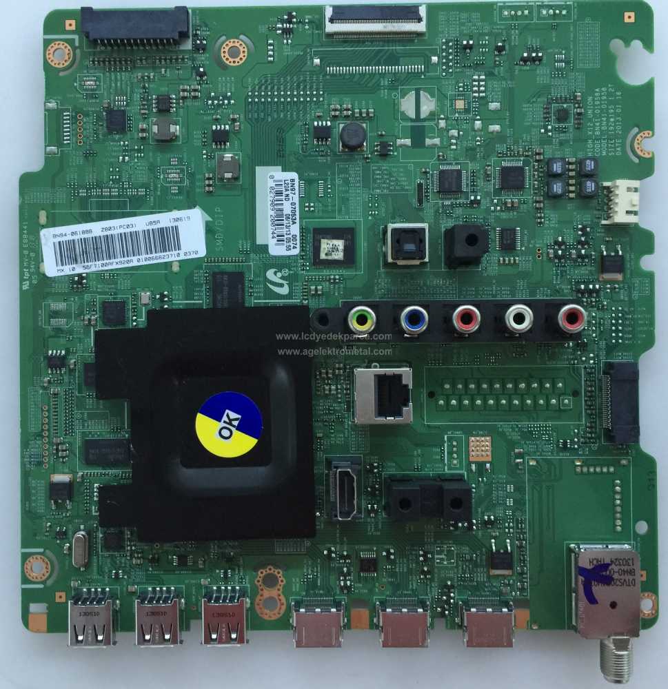 Bn94-06188 , B , Bn41-01958 , A , Samsung , Un55f7100 , Main Board , Ana Kart