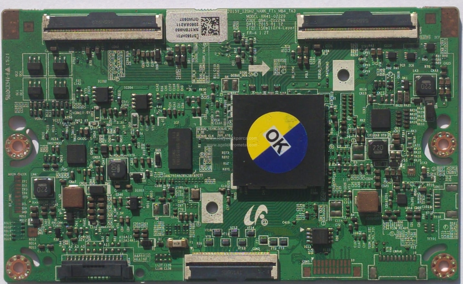 BN95-02060A , BN41-02229A , SAMSUNG , 15Y_STV55MB4SR2LV0.4 , CY-WJ055CGLV1H , 55J6370 , Logic Board , T-Con Board