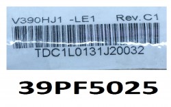 CMO , V390HJ1-LE1 , VESTEL , 39PF5025 , VLED_1 , V390HK1-LS5-TREM4 , LE99F5240S , 1 ADET LED ÇUBUK - 2