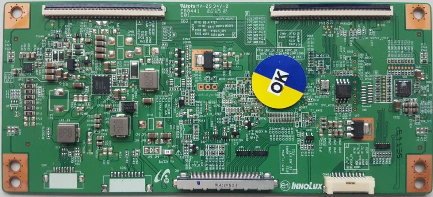 EAJD2S51 , INNOLUX , CMO V500DJ2-KS5 , 50UH63 , Logic Board , T-con Board