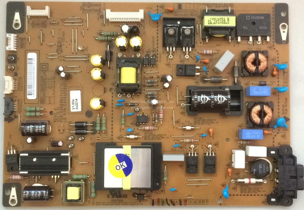 EAY62608901 , EAX64427101 (1.6) , LGP4247L-12LPB , LG , 42LS5600 LED , Power Board , Besleme Kartı , PSU