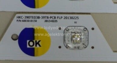 HKC , AUO , T390HVN01.1 , HKC-390TE03B-39T8-PCB , 6003010150 , 8 ADET LED ÇUBUK