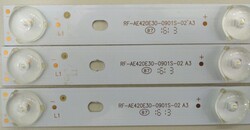 HKC , HK420LEDM , RF-AE420E30-0901S-02 A3 , 3 ADET LED ÇUBUK - 2