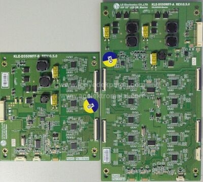 KLE-D550WFF-A REV:0.5.0 , 55LE8500-MASTER , 55LE8500-SLAVE , LG , Led Driver Board , Led Sürücü Kartı