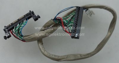 LC370EUE SE M2 , LED , YUMATU , LVDS Cable , Lvds Kablosu , Logic Board Cable , Logic Kart Kablosu , Ctrl Board Cable , Ctrl Kart Kablosu