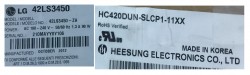 LG , HC420DUN-SLCP1-11XX , 42LS3450 , LG INNOTEK 42 NDE REV0.2 , A TYPE , B TYPE , 10 ADET LED ÇUBUK - 2