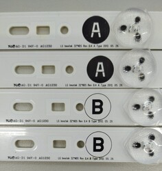 LG INNOTEK 32 NDS REV 0.4 A TYPE , LG INNOTEK 32 NDS REV 0.4 B TYPE , SSLS320NN01 , 4 ADET LED ÇUBUK - 2