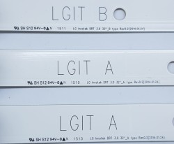 LG INNOTEK DRT 3.0 32_A TYPE REV0.2 , LG INNOTEK DRT 3.0 32_B TYPE REV0.2 , 6916L-2100A ,  LG , LC320DUE  FG A4 , 32LF630 , 32LB582 , NC320DUN , 3 ADET LED ÇUBUK - 2