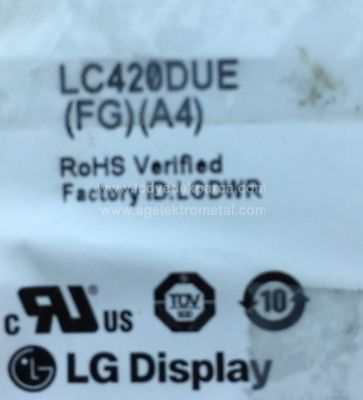 LG , LC420DUE FG A4 , 42LB580V , 6916L-1709A , 6916L-1710A , 8 ADET LED ÇUBUK