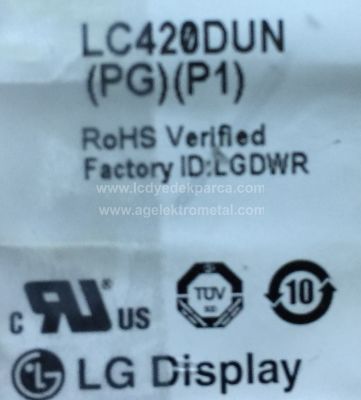 LG , LC420DUN PG P1 , PHILIPS , 42PFK6309 , /12 , 42PFK5209 , 42 V14 DRT REV0.0 , 6916L-1455B , 6916L-1456B , 6916L-1457B , 6916L-1458B , 8 ADET LED ÇUBUK