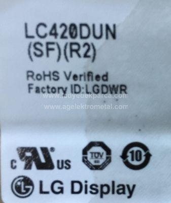 LG , LC420DUN SF R2 , SUNNY , SN042DLD12AT022-SMF , SM3DF , 6916L-1368A , 6916L-1369A , 6916L-1370A , 6916L-1371A , 12 ADET LED ÇUBUK