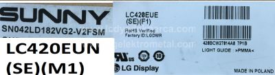 LG , LC420EUN SE M1 , LC420EUE SE F1 , 42LM615S , 42LM620S , 42LM5700 , 42PFL3527H , 42LT360 , 42PF7050 , 42PF5045 , 42PFL3507K , 42pfl4307 , SUNNY , SN042LD182VG2-V2FSM , 42 V12 EDGE REV1.1 ,6922L-0016A , 1 ADET LED ÇUBUK