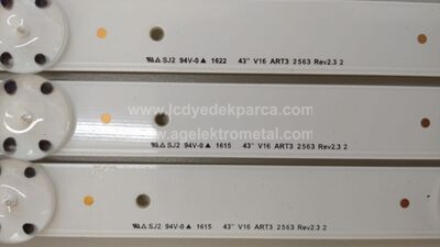 LG , LC430DGG FJ M1 , 43 V16 ART3 2563 REV2.3 2 , 6916L-2563A , 43UH650 , 43UH610 , 43UF6407 , 3 ADET LED ÇUBUK