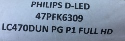 LG , LC470DUN PG P1 , 47PFK6309 , 47 V14 DRT REV0.2 , 6916L-1566A , 6916L-1567A , 10 ADET LED ÇUBUK - 2