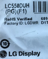LG , LC550DUH PG F1 , 55LB670V , 55LB730 , 55 V14 SLIM DRT REV0.0 , 6916L-1741A , 6916L-1743A , 6916L-1629A , 6916L-1630A , 12 ADET LED ÇUBUK - 2
