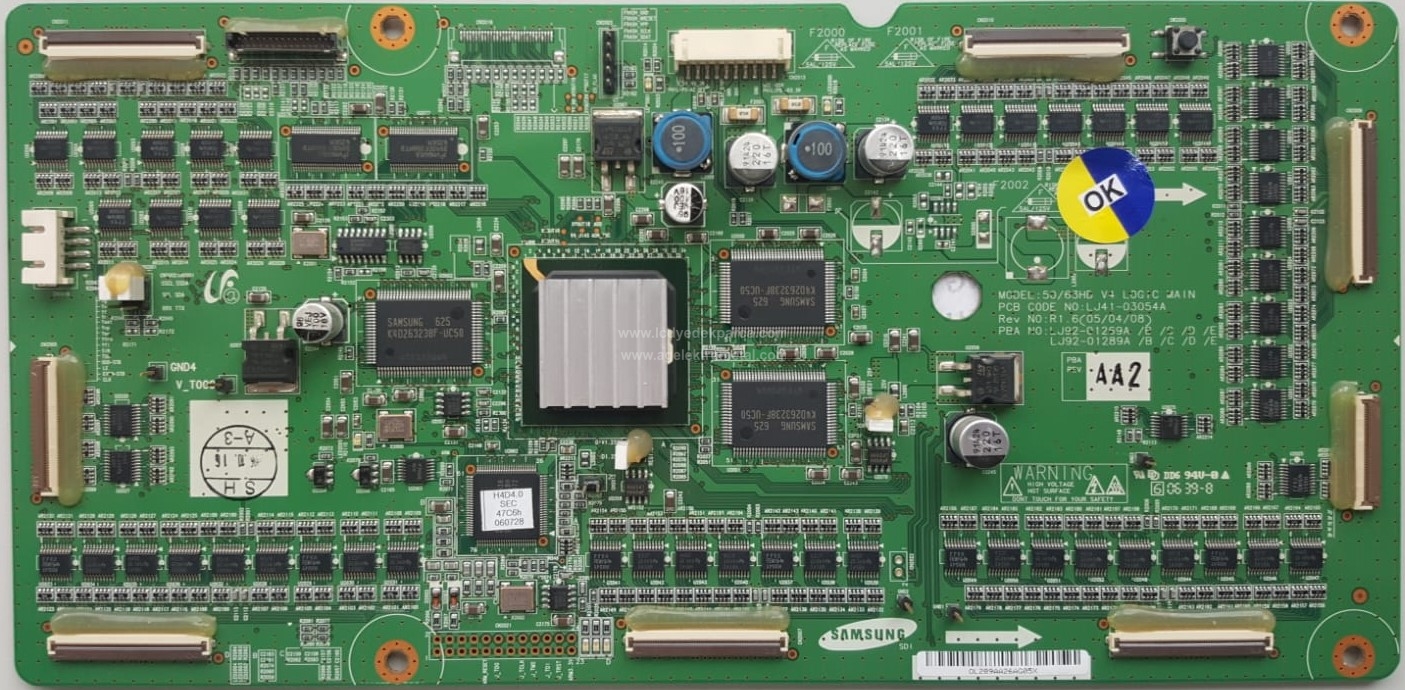 LJ92-01269A , LJ92-01289A , LJ41-03054A , SAMSUNG , PS-63P5H , S63HW-XB03 , Logic Board , T-con Board