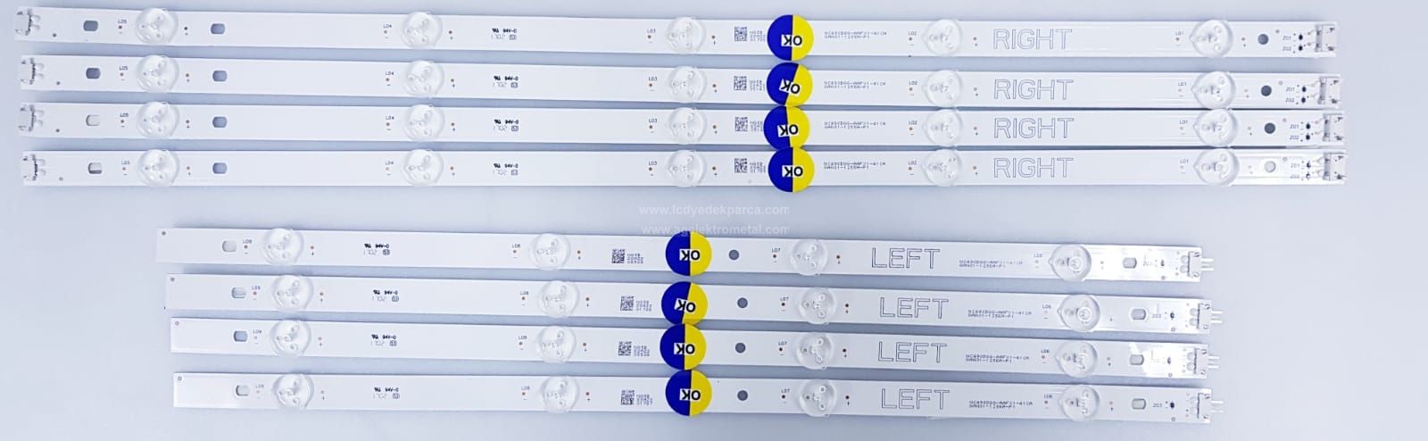 NC490DGG-AAFX1-41CA , GAN01-1255A-P1 , GAN01-1256A-P1 , NC490DGG-AAGX1 , GAN01-1379A-P1 , GAN01-1380A-P1 , LG , 49UJ630 , NC490DGG , NC490DGG AAFX3 , 8 ADET LED ÇUBUK