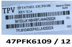 PHILIPS , TPT470H1-DUKSGK , 47PFK6109 , /12 , 47PFK7109 , LBM470P1001-M-1 , LBM470P1001-M-2 , LBM470P0301-N-2 , 14 ADET LED ÇUBUK - 2