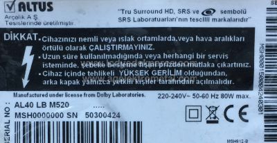 SAMSUNG , 14Y_GA_40FMB7S4LV0.2 , ALTUS , AL40-LB-M520 , 40-LB-6536 , B40-LB-6536 , A40-LB-5533 , AL40-LB-M420 , A40-LW-5433 , SAMSUNG_2013ARC40_3228N1_5_REV1.1_140509 , 8 ADET LED ÇUBUK