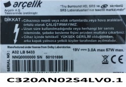 SAMSUNG , C320AN02S4LV0.1 , 32LB5537 , B32-LB-5433 , A32-LB-5433 , G32-LS-5433 , ARÇELİK , SAMSUNG_2013ARC32_3228N1_7_REV1.1_140509 , 2014ARC320_3228 , 3 ADET LED ÇUBUK - 2