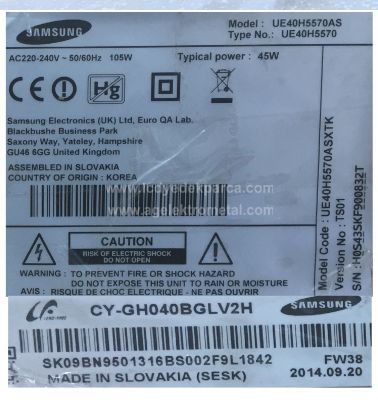 SAMSUNG , CY-GH040BGLV1H , CY-GH040CSLV2H , CY-GH040CSLV1H , CY-GH040CSLV1H , UE40H6470 , UE40H5570 , UE40H6270 , UE40H6290 , D4GE-400DCA-R2 , D4GE-400DCB-R2 , D4GE-400DCA-R1 , D4GE-400DCB-R1 , 40H6410 , 10 ADET LED ÇUBUK