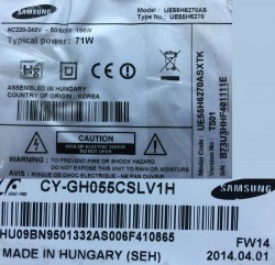 SAMSUNG , CY-GH055CSLV1H , UE55H6270 , 2014SVS55_3228_L07, LM41-00041V , LM41-00041U , 12 ADET LED ÇUBUK - 2