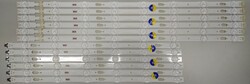 SAMSUNG - SAMSUNG , 55JU6070 , 55JU7000T , 55JU6570U , 55KU7350, 55JU7500 , 55JU6400 , CY-GJ055HGEV3H , CY-WJ055HGLV3H , S_5U75_55_FL_L8_REV1.4_150224_LM41-00135A , S_5U75_55_FL_R6_REV1.4_150224_LM41-00136A , 12 ADET LED ÇUBUK