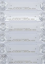 SAMSUNG , CY-GK050HGNV1H , CY-GK050HGNV5V , CY-GK050HHNV7V , V6DU-500DCB-R2 , V6DU-500DCA-R2 , S_KU6K_50_FL30 , LM41-00254A , LM41-00253A ,50KU7000, UE50MU7000 , CY-GK050HHNV7H , BN95-04621A , ORJİNAL , 12 ADET LED ÇUBUK - 2